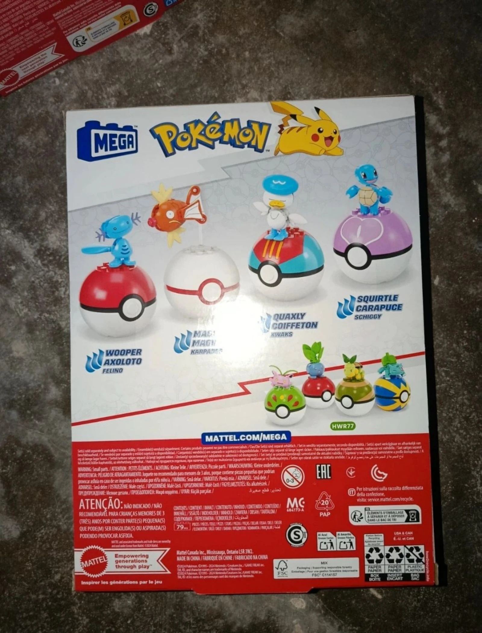 Mega construx pokémon do tipo água – photo 2